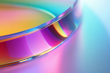 Abstract rainbow background design, 3d rendering