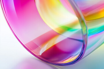 Abstract rainbow background design, 3d rendering