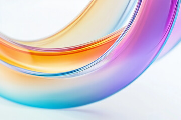 Abstract rainbow background design, 3d rendering