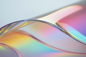 Abstract rainbow background design, 3d rendering