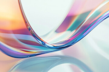 Abstract rainbow background design, 3d rendering