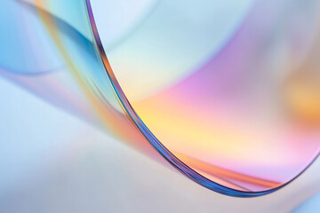 Naklejka premium Abstract rainbow background design, 3d rendering