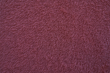 Detailed texture of red fabric