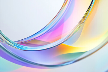 Abstract rainbow background design, 3d rendering
