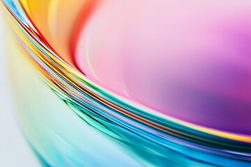Abstract rainbow background design, 3d rendering