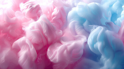Obraz premium A colorful cloud of pink and blue smoke