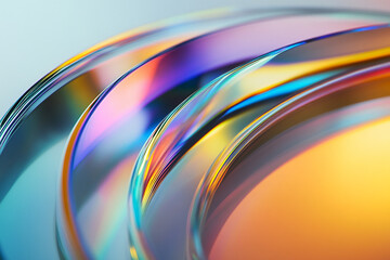 Fototapeta premium Abstract rainbow background design, 3d rendering