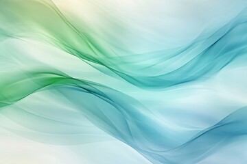 Fototapeta premium Abstract Green Blue Wave Background