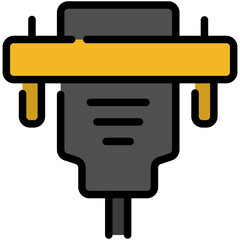 dvi filled line icon
