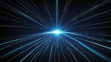 New Free Photo 3d rendering of abstract technology digital background with glowing particles