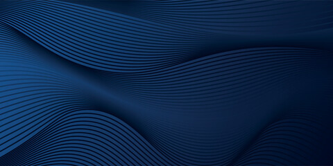 3D modern wave curve abstract presentation background. Luxury paper cut background