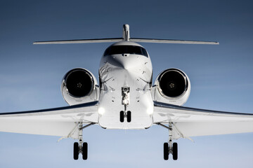 Face to face with a private jet approaching St Moritz