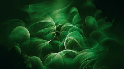 Full frame of green bokeh texture
