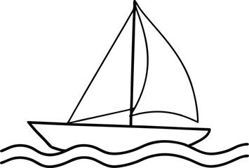 Ocean Sprint Thrilling Boat Challenges with Vector Art
