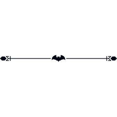 Halloween Bat Divider