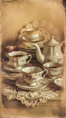 Fototapeta premium Vintage paper with space for text or image