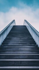 Stairway to Heaven Steps Leading Upwards  Architecture Abstract