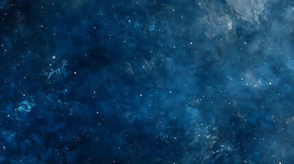 Obraz premium Deep Blue Abstract Starry Sky Wallpaper Background