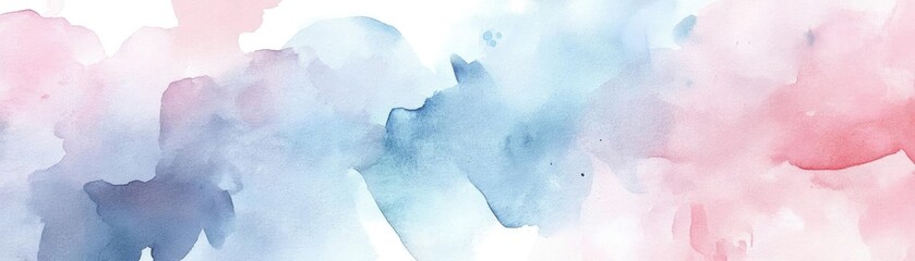 A soft watercolor background featuring gentle hues of blue and red, perfect for creative design projects and artistic expressions.