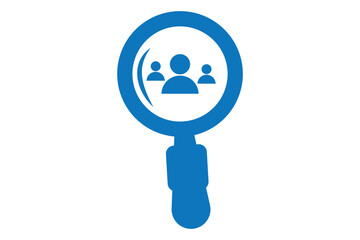 search icon button - magnifying glass loupe sign symbol, magnifier icon