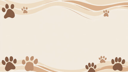 Paw Print Background.
