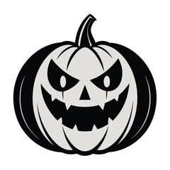Halloween pumpkin vector art.