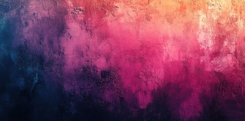 Fototapeta premium Abstract Gradient Wall Texture with Pink, Red, and Blue Hues