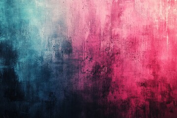 Abstract Textured Wall with Blue and Pink Gradient