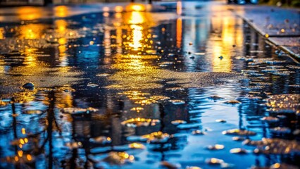 reflections in water