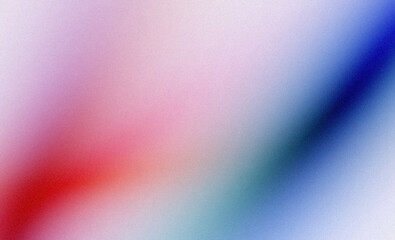 Retro white blue pink colors wave grainy gradient background backdrop design template, empty space, noisy texture web banner, poster template. Noise texture effect.