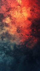Fototapeta premium Abstract Textured Background with Red, Yellow, and Blue Hues