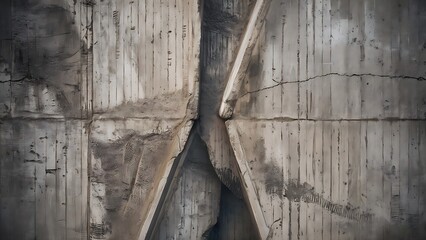 Texture, wall, concrete, it can be used as a background. Wall fragment with scratches and cracks