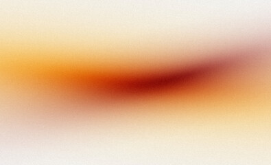 Retro white orange gold colors wave grainy gradient background backdrop design template, empty space, noisy texture web banner, poster template. Noise texture effect.