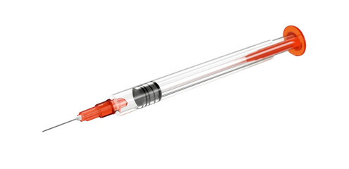 Fototapeta premium Syringe isolated on transparent background