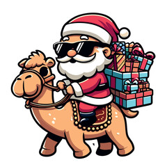 cute illustration of santa claus