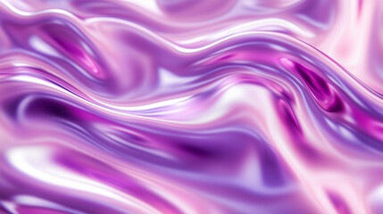 abstract silver liquid metalic purple background .
