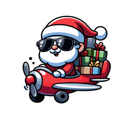cute illustration of santa claus