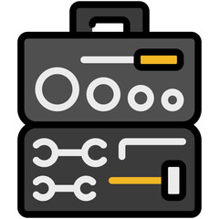 toolbox filled line icon