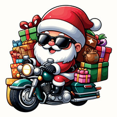 cute illustration of santa claus