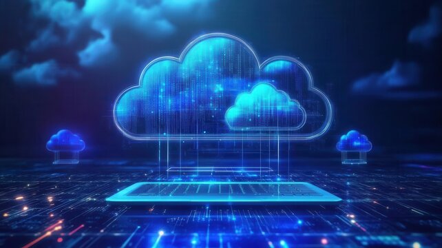 Developer deploying a website via a cloud platform, modern web hosting process, seamless integration