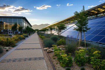 Fototapeta premium Zero energy buildings