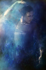 Enchanted Iris Flowers Pose