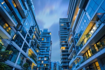 Fototapeta premium Zero energy buildings