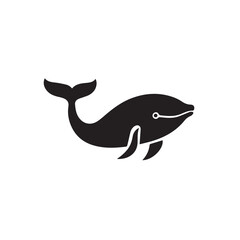 Whale in cartoon, doodle style . Image for t-shirt, web, mobile apps and ui. Isolated 2d vector illustration in logo, icon, sketch style, Eps 10, black and white. AI Generative