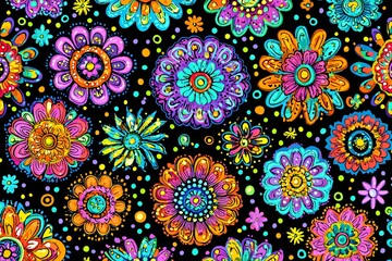 Vibrant Floral Pattern