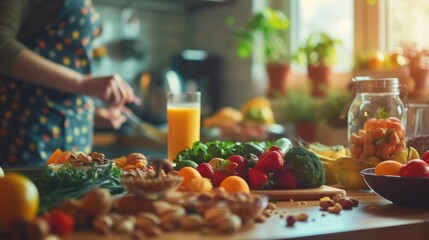 Eating Well: Kitchen Scene with Natural Light