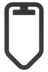 3D illustration of Paper Clip.