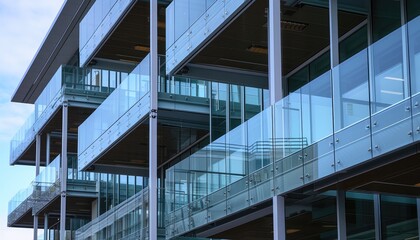 Frameless Channel Glass Design in Modern Office Architecture