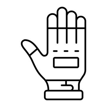 recommend clip art: hand glove outline icon
