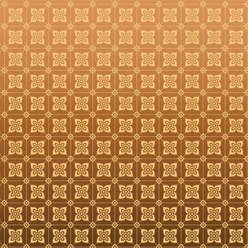 Thai traditional pattern wallpaper illustration for decoration